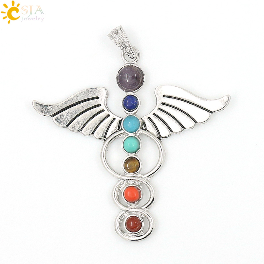 CSJA Chakras Natural Stone Cry - Yoga Health & Fitness Center 评论和价格