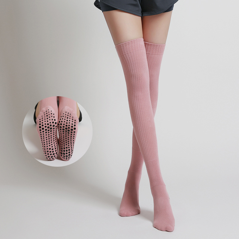Women Non-slip Yoga Socks Long - Fitness Yoga Pilates 评论和价格