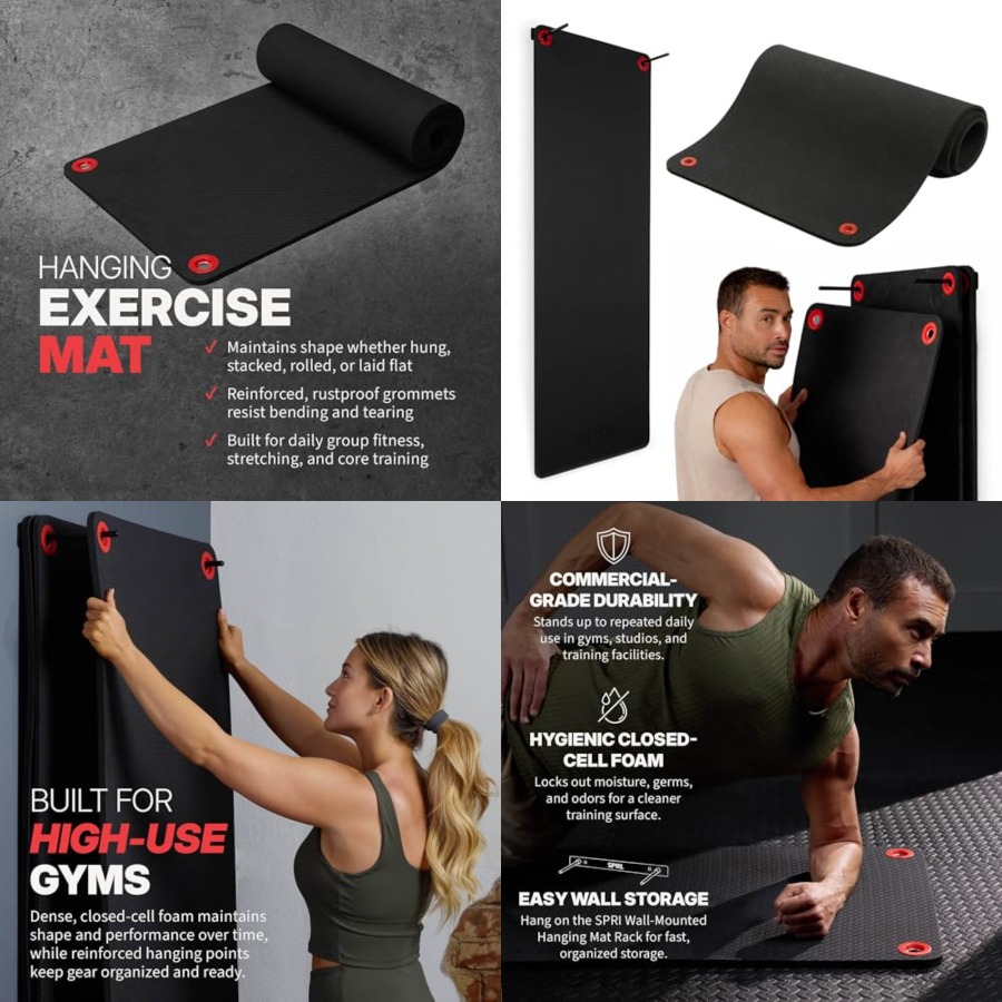 Hanging Exercise Mat, Fitness  - Yoga Fitness Class 评论和价格