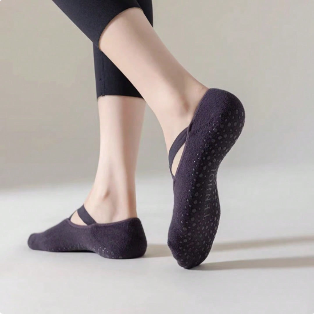 Anti-slip silicone sole yoga s - Fitness Yoga Pilates 评论和价格