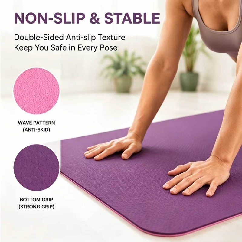 Yoga Mats Anti-slip Sport Fitn - Fitness Yoga Pilates 评论和价格